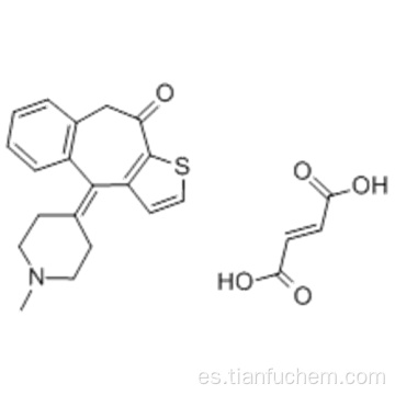 Fumarato de ketotifeno CAS 34580-14-8